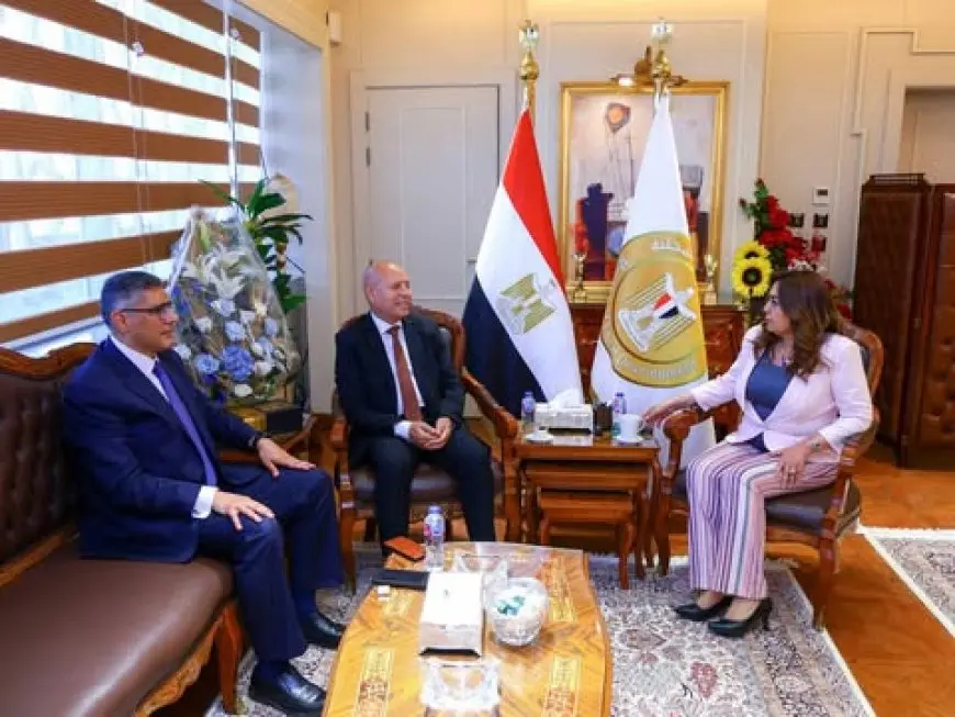 وزيرة التنمية المحلية تتابع مع محافظي القاهرة والجيزة المشروعات التنموية والخدمية