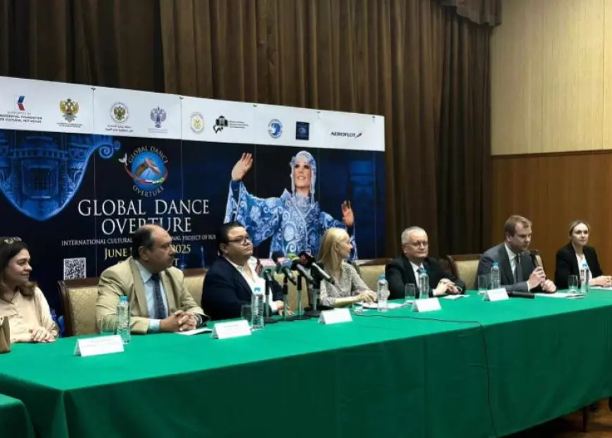 السفارة الروسية بالقاهرة تستضيف مؤتمرا صحفيا بشأن مشروع افتتاحية رقص العالم
