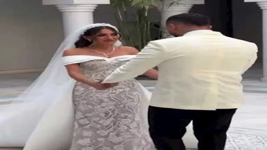 الصور الأولى من حفل زفاف منة عدلي القيعي ويوسف حشيش
