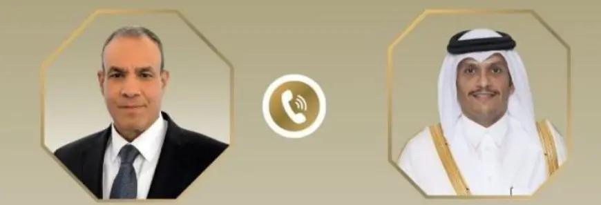 وزير الخارجية ونظيره القطري يبحثان آخر المستجدات في المنطقة