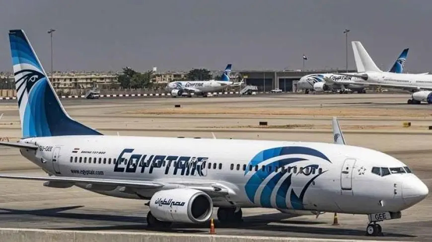 مصر للطيران تعلن إلغاء رحلاتها إلى بيروت وعمّان وبغداد وأربيل حرصًا على سلامة المسافرين