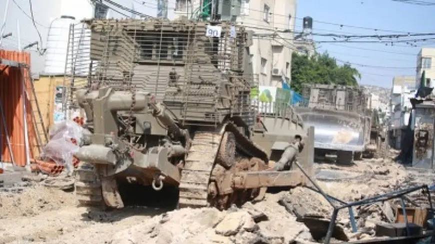 جيش الاحتلال الإسرائيلي يهدم منازل فلسطينية بمخيم جنين شمال الضفة الغربية