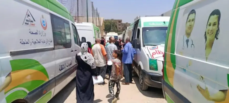 صحة القاهرة تقدم 1800 خدمة طبية مجانية لأهالي البساتين
