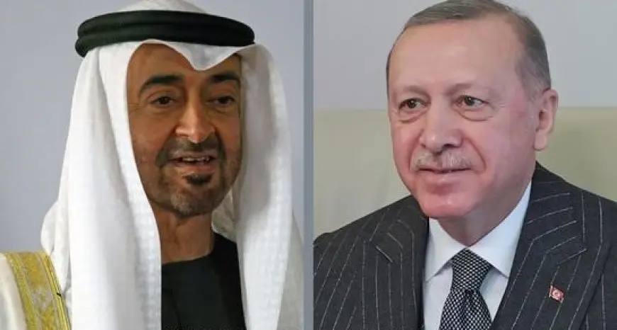 أردوغان ومحمد بن زايد يبحثان الصراع بين إسرائيل وإيران