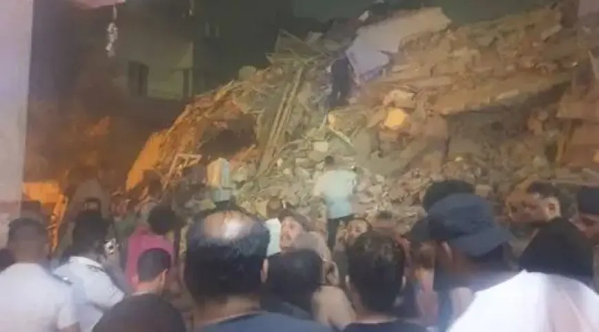 12 ساعة تحت الأنقاض.. وفاة طالب ثانوية عامة في حادث انهيار عقار بالسيدة زينب