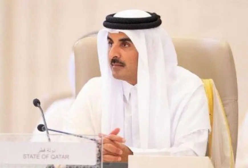 أمير قطر يتلقى رسالة خطية من الرئيس الإيراني