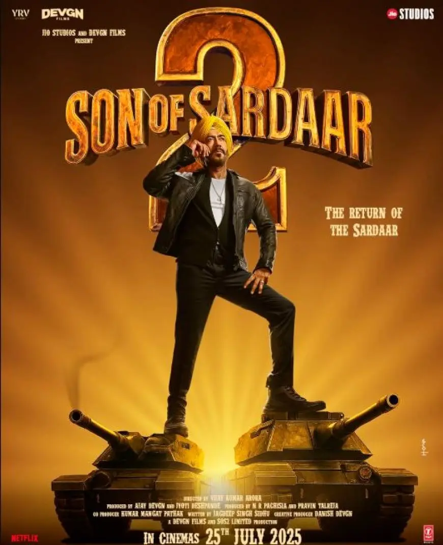 أجاي ديفجان ينشر البوسترات الدعائية لفيلمه الجديد son of sardaar2