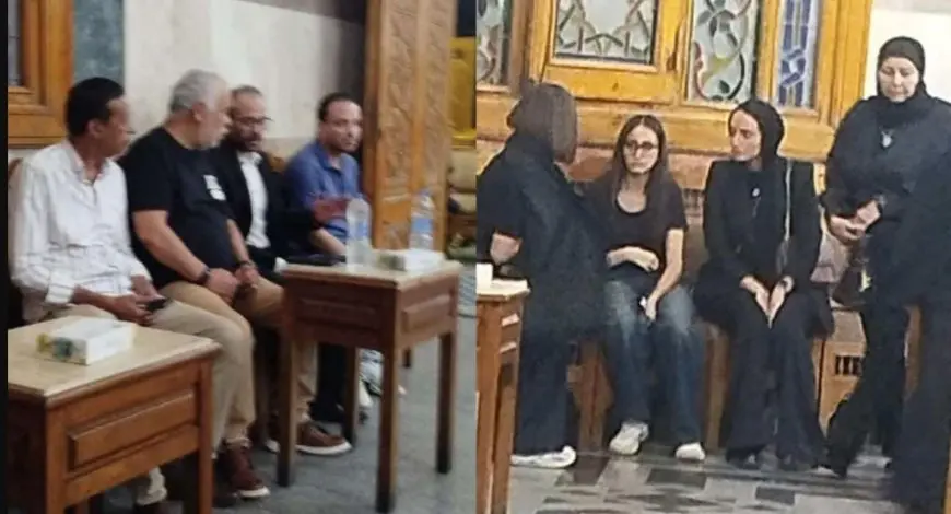 سارة وفيق بين أجواء حزينة ونشاط سينمائي.. نجوم الفن يواسون المخرجة في عزاء والدتها