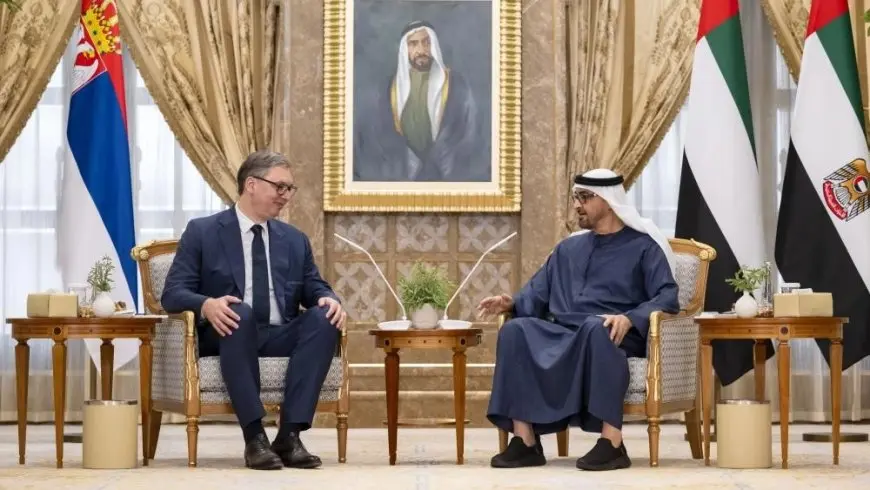 رئيسا الإمارات وصربيا يؤكدان أهمية تكثيف الجهود لاستعادة الأمن والاستقرار في المنطقة