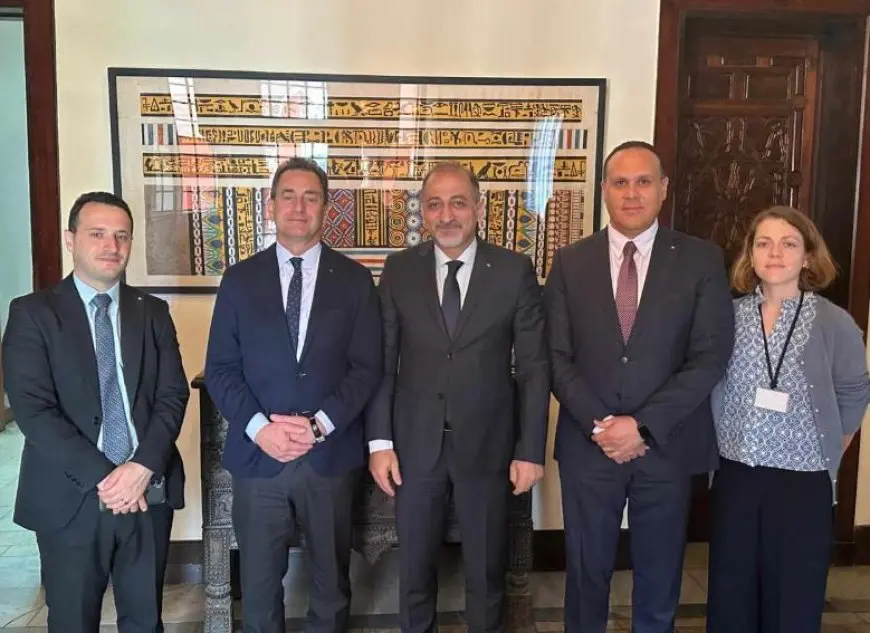 المندوب الدائم لفلسطين بالجامعة العربية يلتقي سفيري فرنسا والنرويج