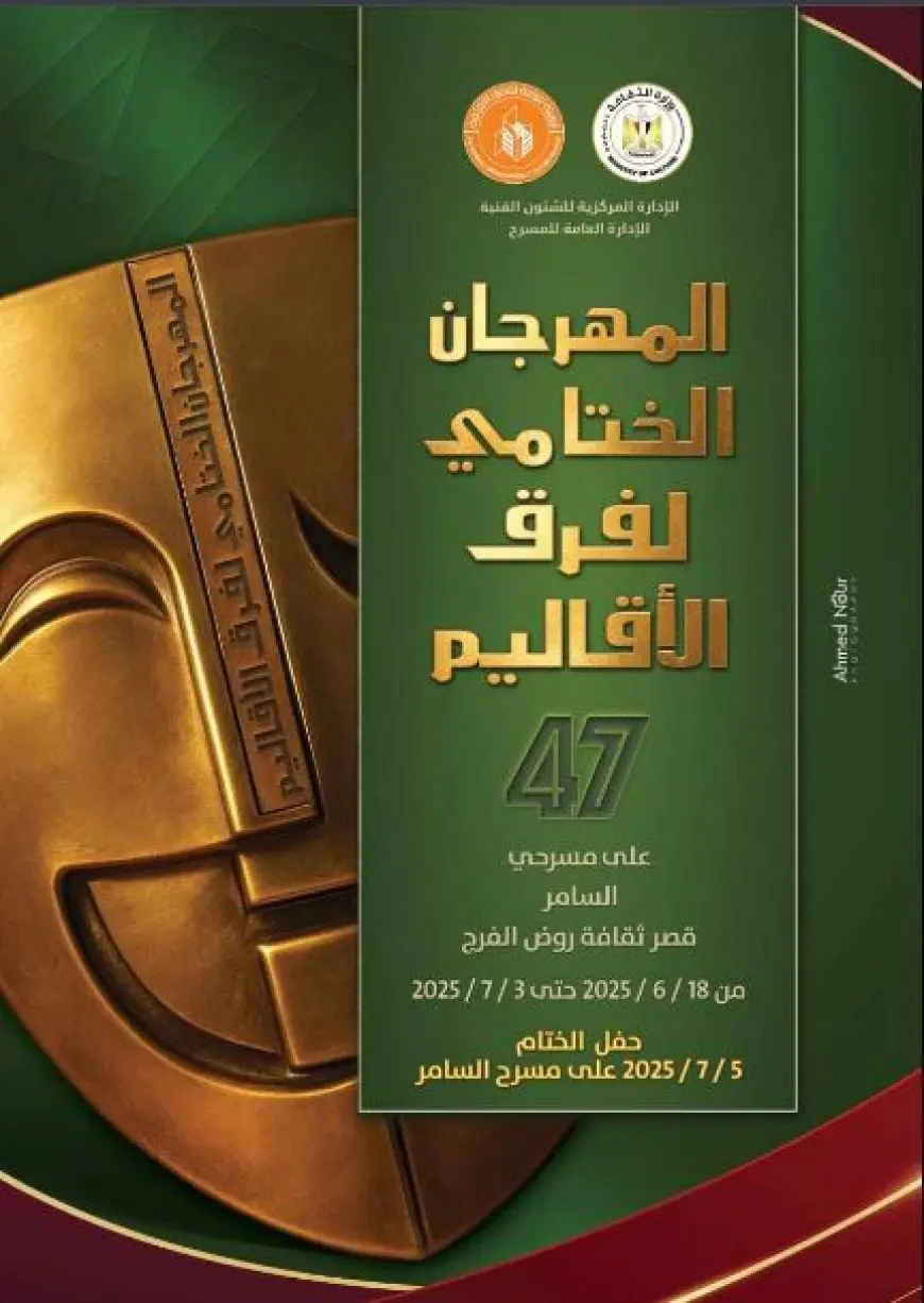 «سينما 30» و«الإسكافي ملكا».. الليلة بروض الفرج والسامر ضمن فعاليات مهرجان فرق الأقاليم المسرحية