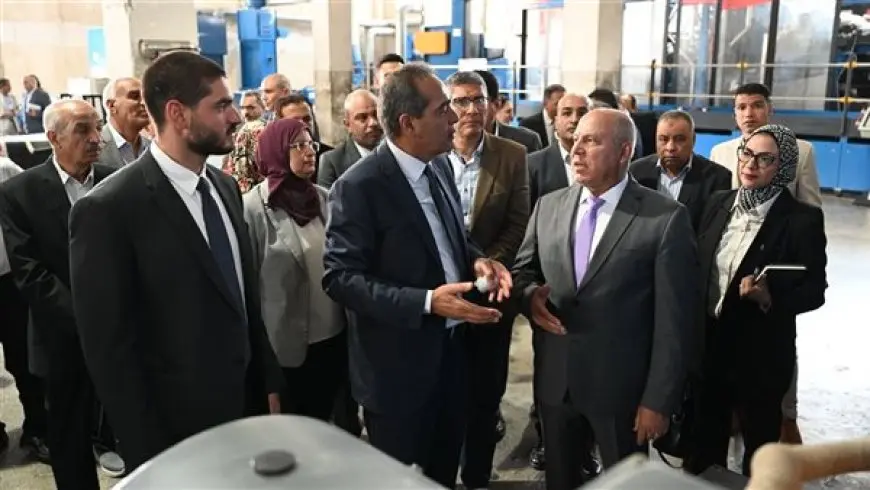 وزير الصناعة يبحث المشكلات والتحديات بمنطقة أبورواش وسبل حلها