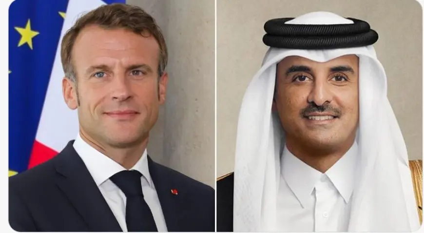 أمير قطر يبحث مع ماكرون وميلوني تداعيات عدوان أمريكا على إيران