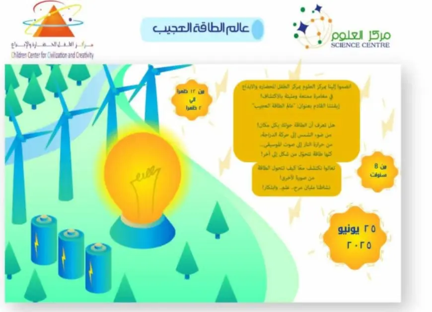عالم الطاقة العجيب.. ورشة تفاعلية تبسط مفاهيم الكهرباء والإشعاع للأطفال في متحف الطفل