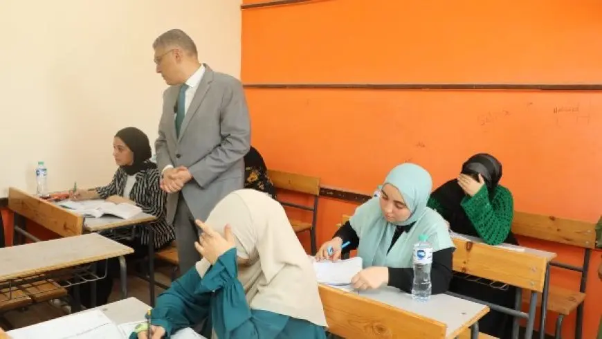 محافظ الجيزة يتفقد لجان امتحانات الثانوية العامة بأبو النمرس والحوامدية