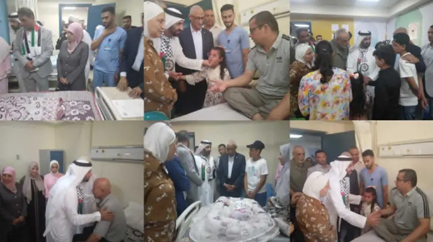 وفد البرلمان العربي من قلب العريش: شكرا لمصر على رعاية جرحى غزة