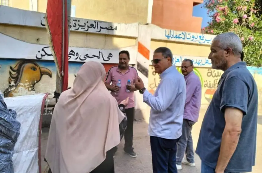 مياه مجانية لطلاب الثانوية في كوم حمادة لمواجهة الحر خلال الامتحانات