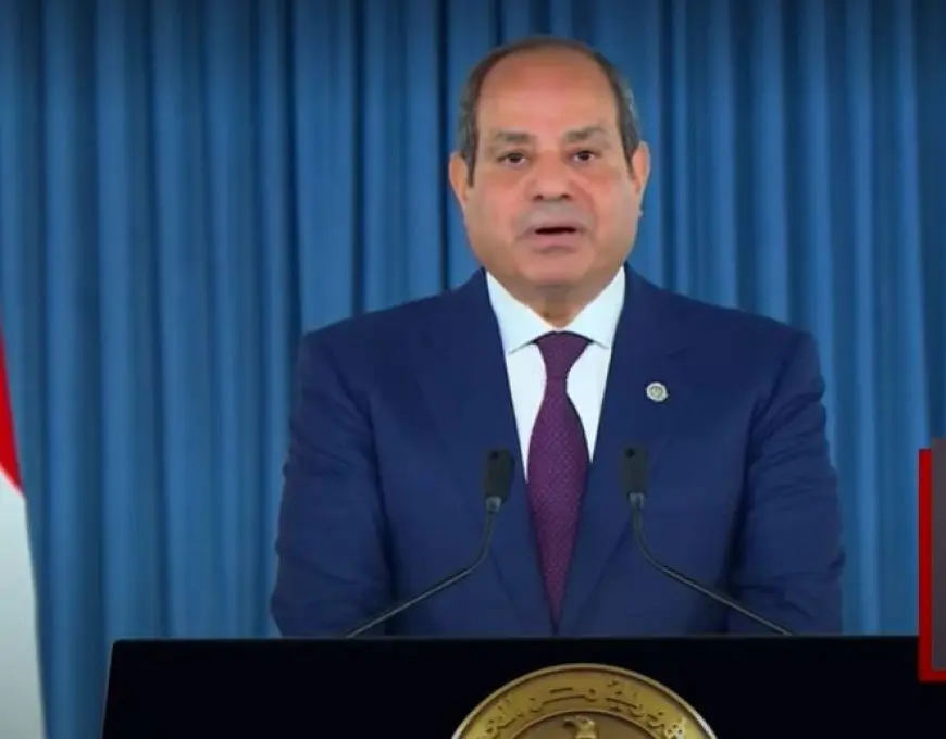 الرئيس السيسي: مصر تسطر تاريخا جديدا لا بالشعارات بل بالمشروعات
