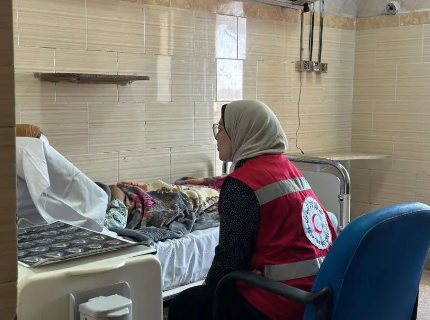 الهلال الأحمر المصري يواصل تقديم الدعم للمصابات وأسر ضحايا حادث المنوفية