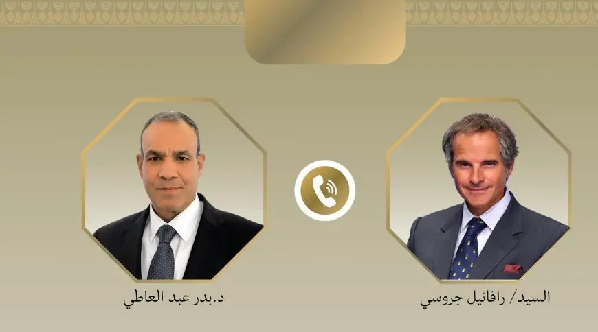 وزير الخارجية يؤكد لـ جروسي أهمية تغليب الحلول الدبلوماسية في التعامل مع الملف النووي الإيراني
