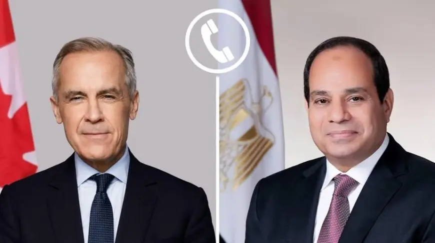 السيسي يهنئ رئيس الوزراء الكندي الجديد ويؤكد حرص مصر على تعزيز التعاون الثنائي