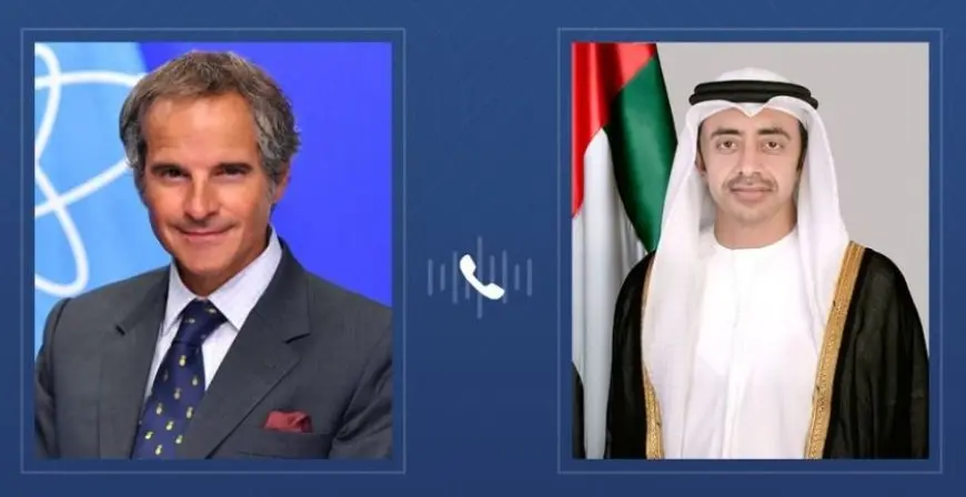 وزير خارجية الإمارات يبحث التطورات الإقليمية مع مدير الوكالة الدولية للطاقة الذرية