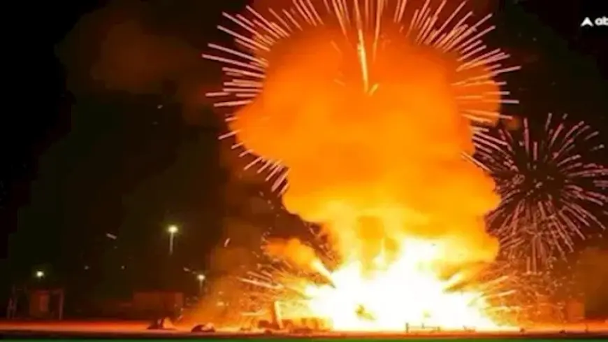 انفجار في مستودع للألعاب النارية بولاية كاليفورنيا