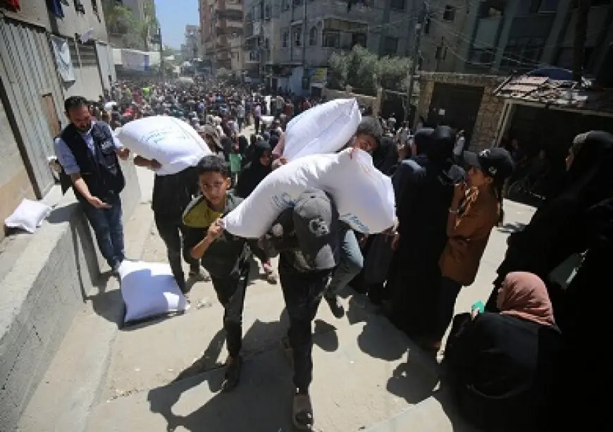 مخدرات في الطحين.. فلسطيني يعثر على حبوب مخدرة في كيس المساعدات الأمريكية – الإسرائيلية