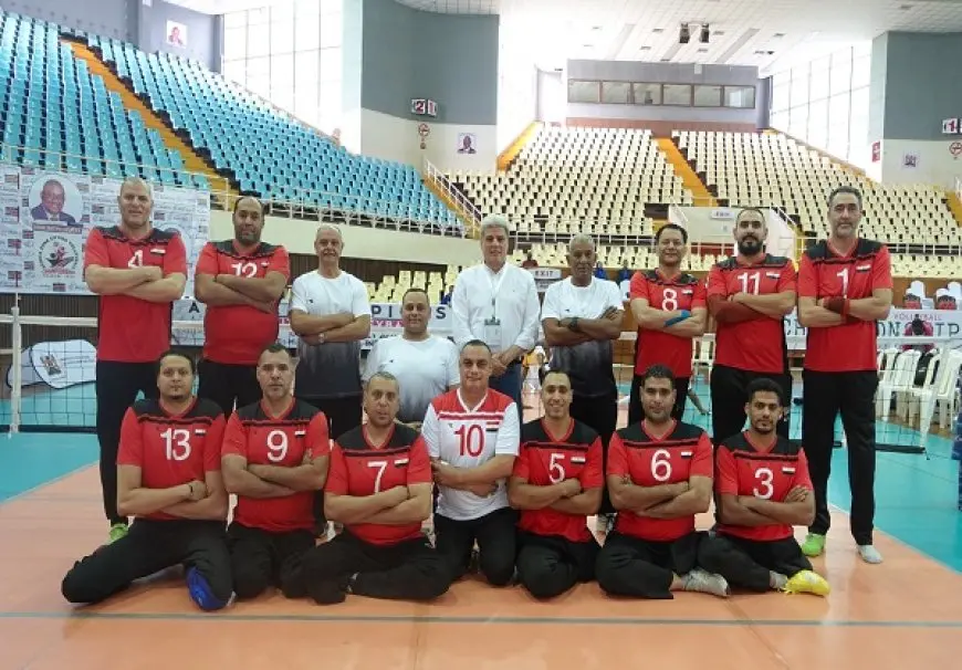 منتخب الطائرة البارالمبية يفوز على جنوب إفريقيا في افتتاح مشواره ببطولة إفريقيا
