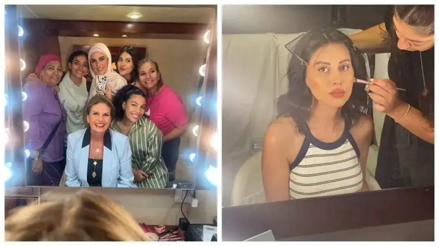 الصور الأولى لـ ياسمين رئيس من كواليس فيلمها الجديد “الست لما”