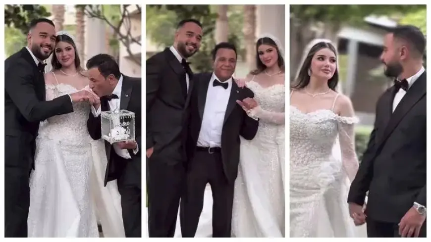 25 صورة من حفل زفاف بسملة ابنة محمد فؤاد