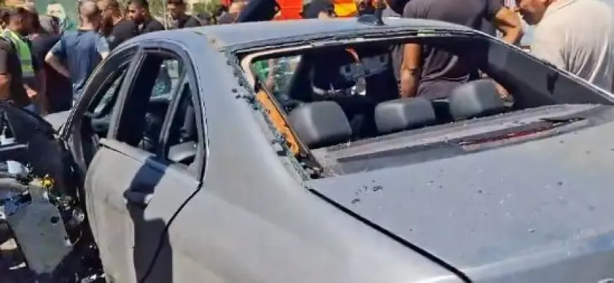 جريحان جراء استهداف مسيّرة إسرائيلية سيارة جنوب لبنان