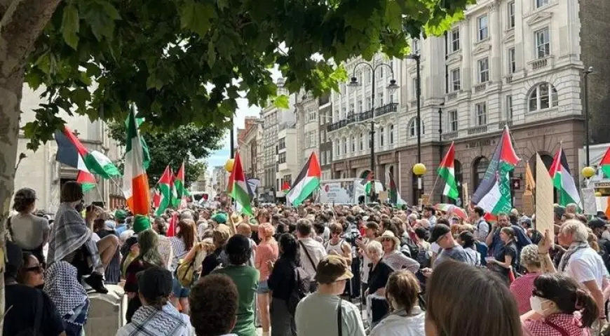 بريطانيا.. توقيف محتجين على حظر مجموعة مؤيدة لفلسطين