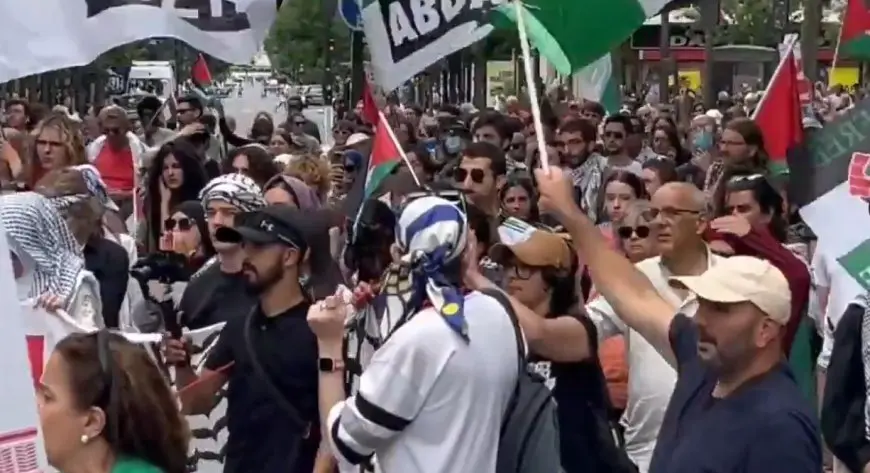 باريس.. آلاف المتظاهرين يطالبون بوقف الإبادة في غزة