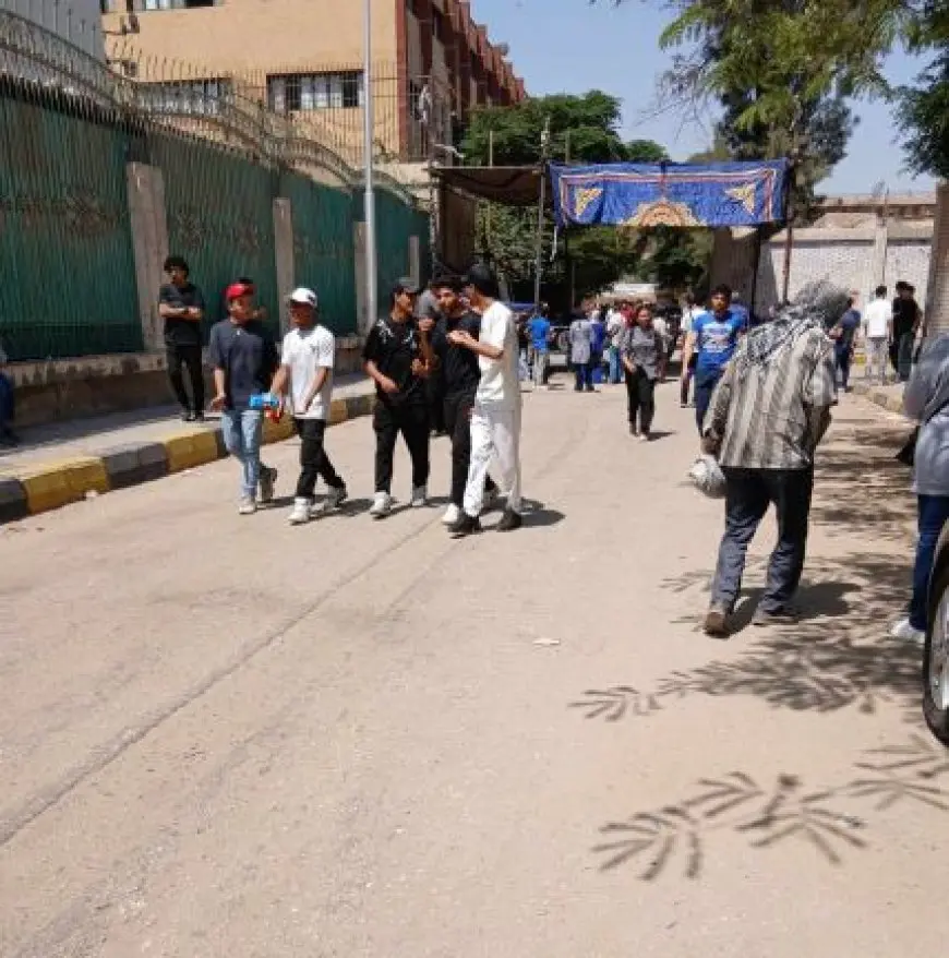 فرحة بين طلاب الثانوية بالدقي بعد امتحان الرياضيات البحتة: الامتحان مباشر والنظام الجديد أفضل