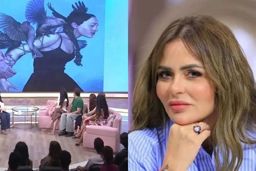 راسمة من كل فيلم أغنية.. كيف وصفت مها الصغير لوحاتها الفنية المتهمة بسرقتها؟