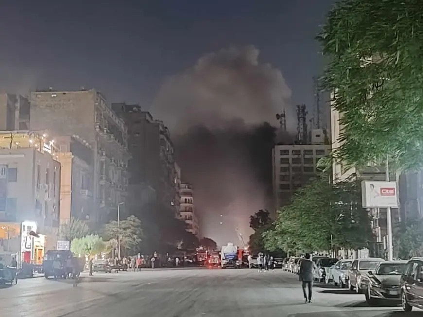 حريق سنترال رمسيس.. جهاز تنظيم الاتصالات: بدء مرحلةً التبريد ونقل حركة الإنترنت إلى سنترال الروضة
