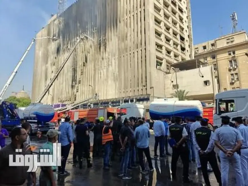 حريق سنترال رمسيس.. مصدر بالشهر العقاري: مد خدمات التشغيل لأوقات إضافية فور عودة الخدماتها