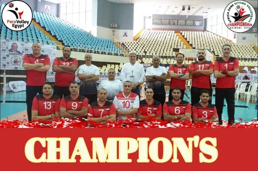 منتخب الطائرة البارالمبي يتوج بذهبية البطولة الأفريقية