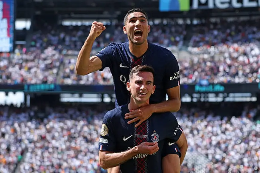 باريس سان جيرمان يكتسح ريال مدريد بثلاثية في الشوط الأول