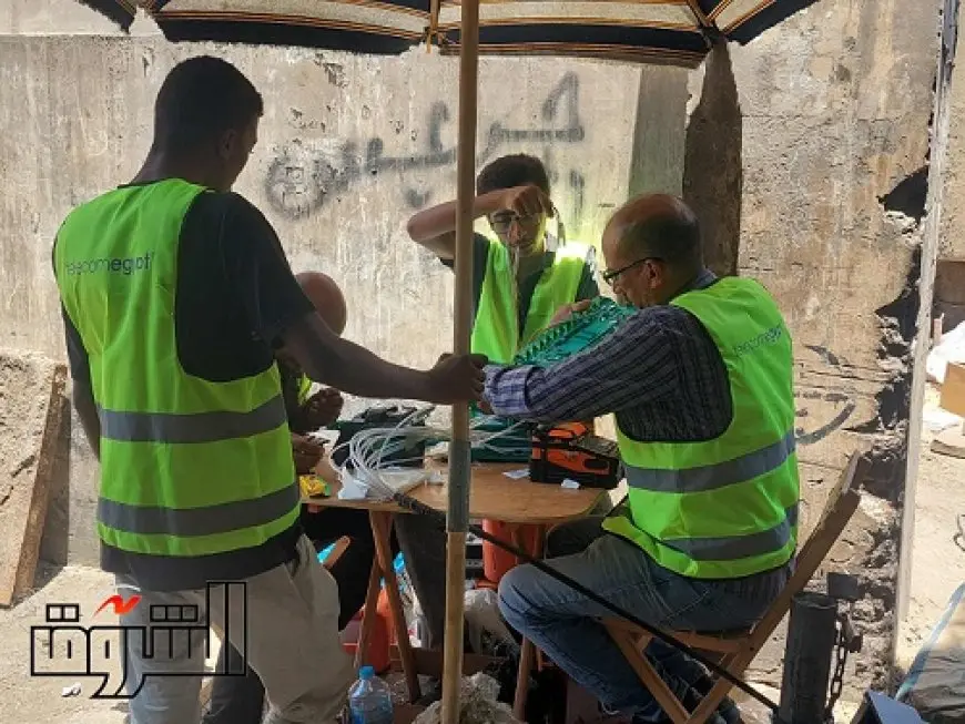 ثلاثة أيام أشغال شاقة لموظفي المصرية للاتصالات أمام سنترال رمسيس