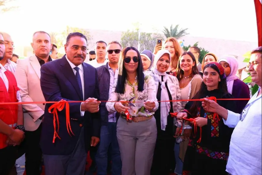 وزيرة التضامن تفتتح فعاليات معرض ديارنا للحرف اليدوية والتراثية بالساحل الشمالي