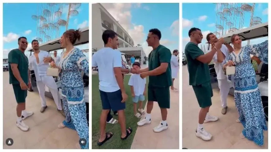 محمد رمضان يغني “أنا مافيا” ويلتقط صورا مع جمهوره في مراسي