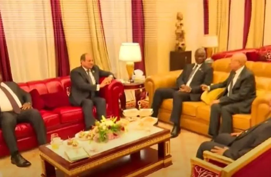 الرئيس السيسي يلتقي نظيره الأنجولي لبحث ملفات القرن الأفريقي والسودان وحوض النيل