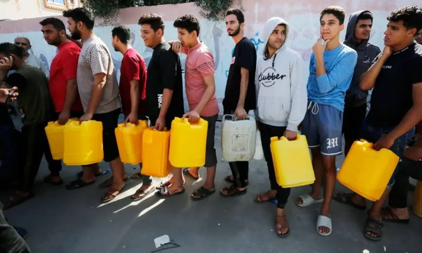 غزة: الاحتلال يشن حرب تعطيش ممنهجة ويرتكب 112 مجزرة بحق طوابير تعبئة المياه