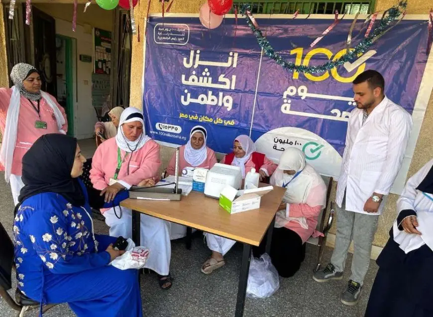 إطلاق حملة 100 يوم صحة للعام الثالث على التوالي بجميع المحافظات