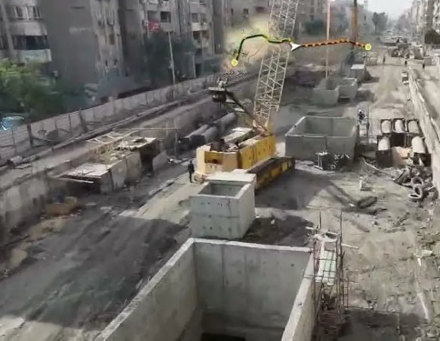 مصدر بالنقل: محطة المطبعة تستعد لاستقبال ماكينة الحفر القادمة من العريش بعد حفر وتبطين أحد النفقين