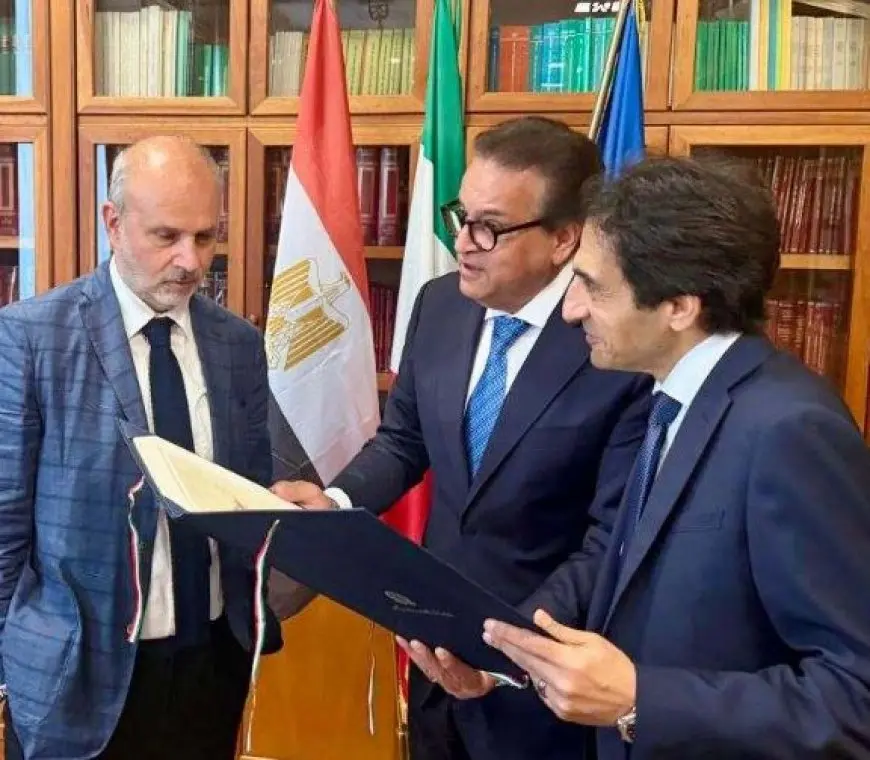 السفير بسام راضي: نائب رئيس الوزراء يبحث التعاون الطبى مع وزير الصحة الإيطالى