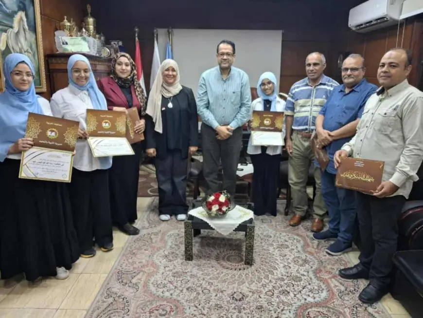 تعليم الغربية يتصدر الجمهورية في التحقيق الصحفي الإلكتروني المصور بإنجاز لطالبات الجيل المسلم