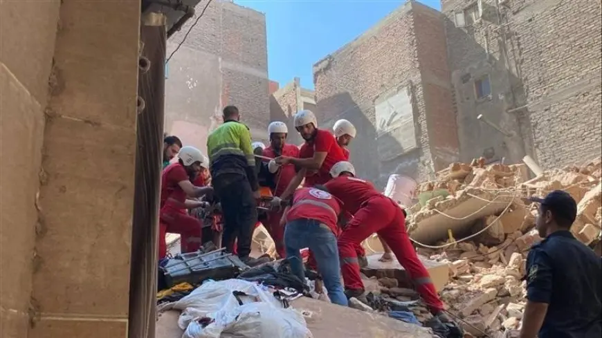 إصابة 4 في انهيار عقار سكني بمنطقة الساحل بالقاهرة